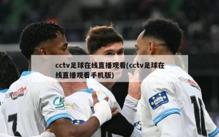 cctv足球在线直播观看(cctv足球在线直播观看手机版)