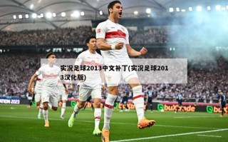 实况足球2013中文补丁(实况足球2013汉化版)